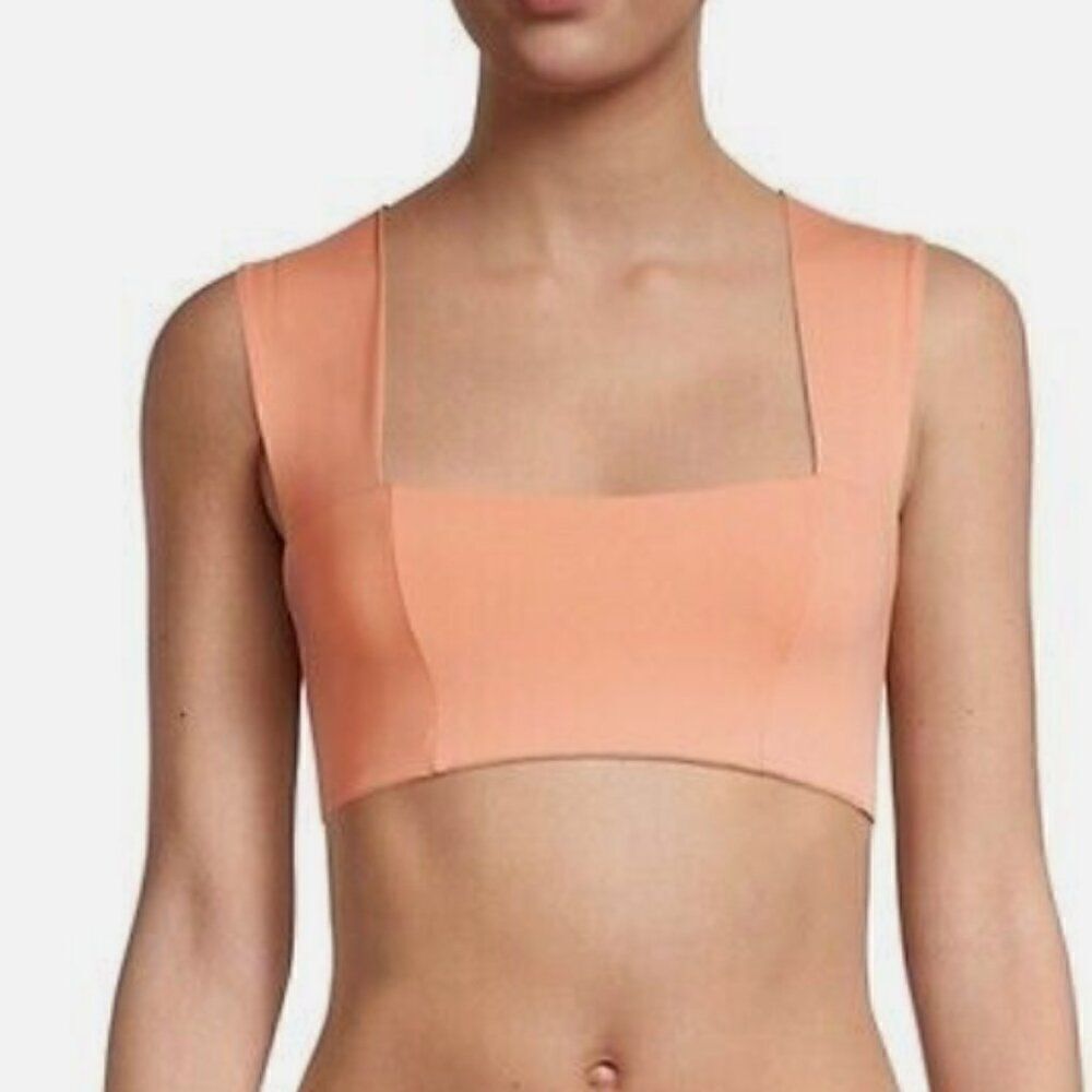 L*Space Parker Bikini Top in Tangy NWT flawed size medium